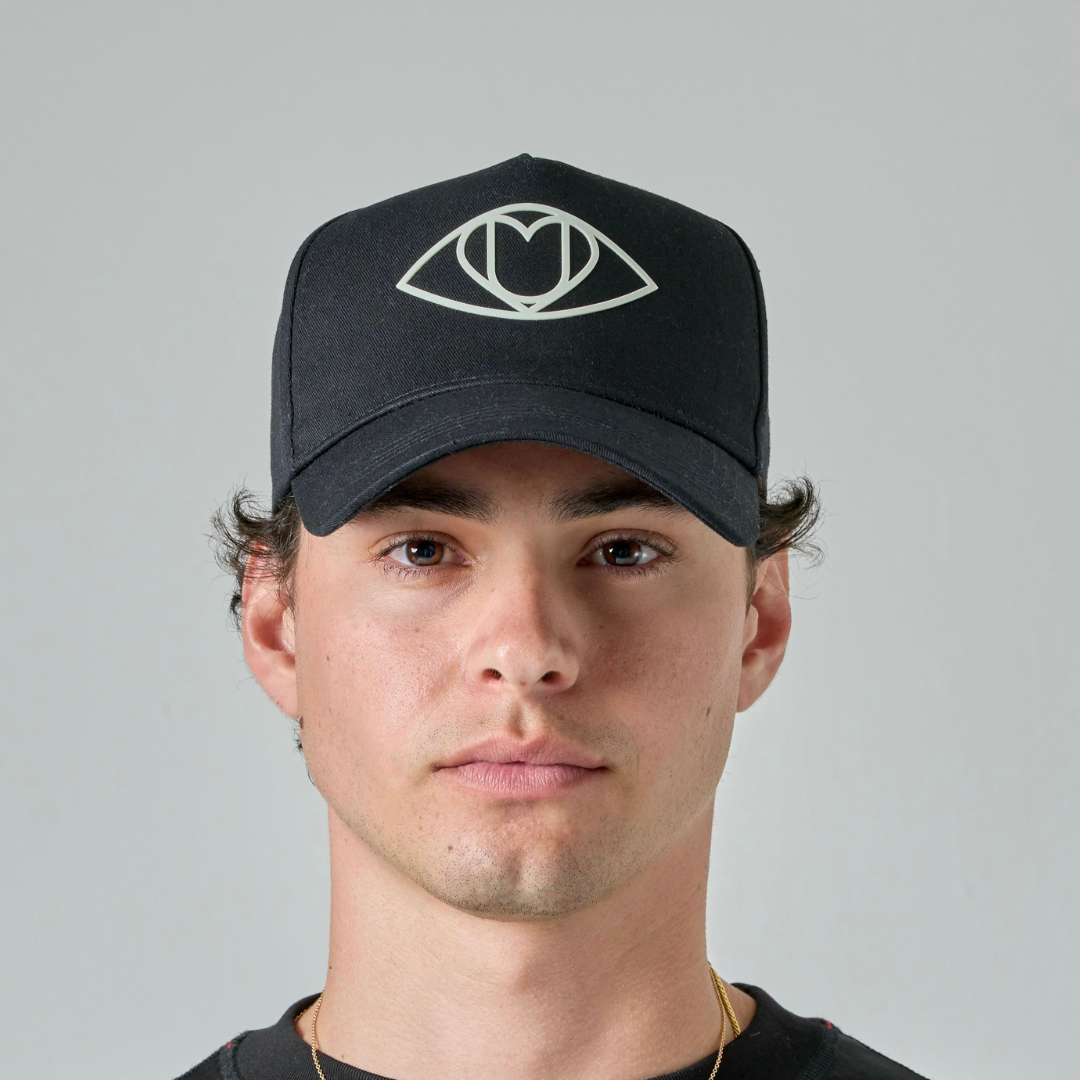 High Panel Cap | Black/Glow
