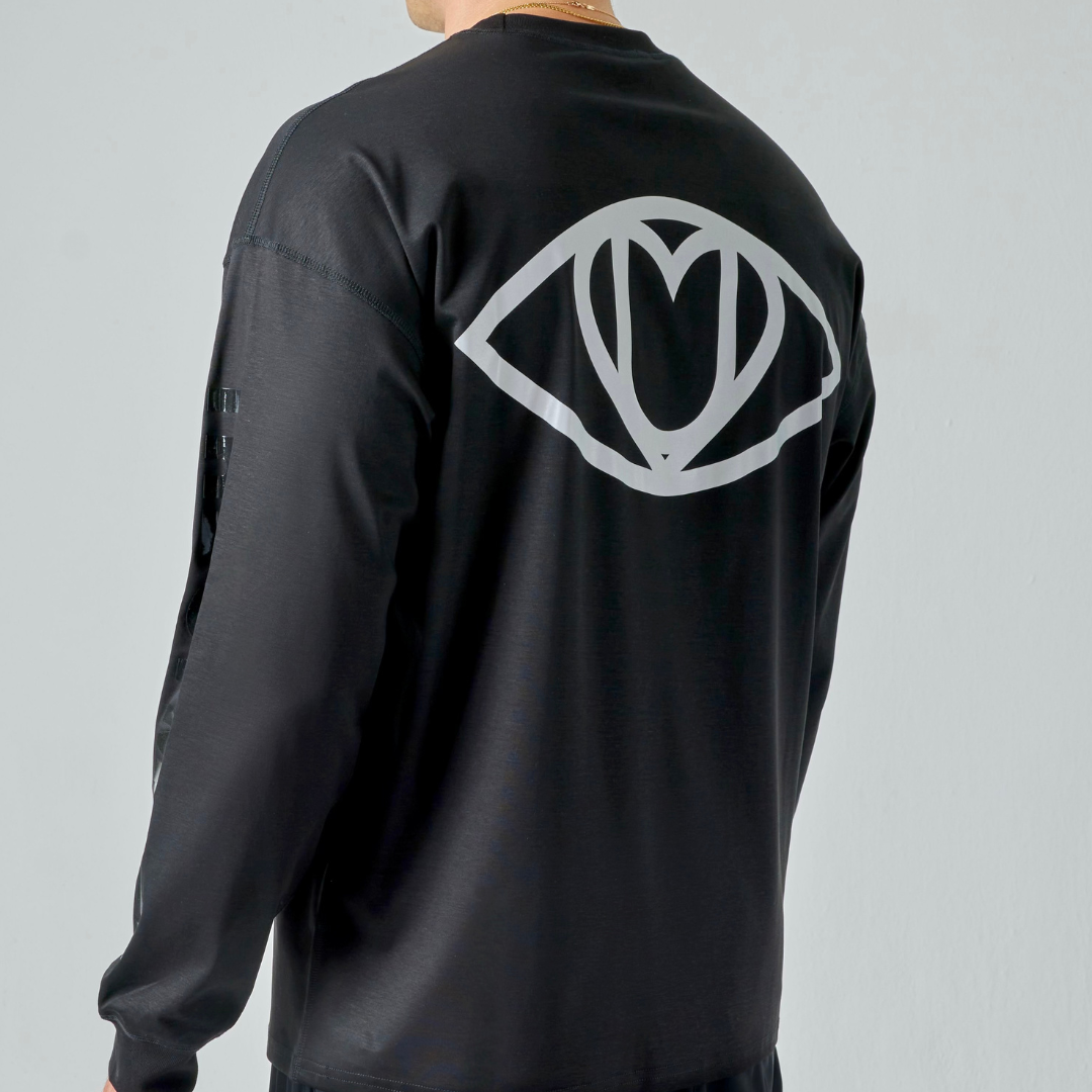 3M Reflective Long Sleeve Tee | Black