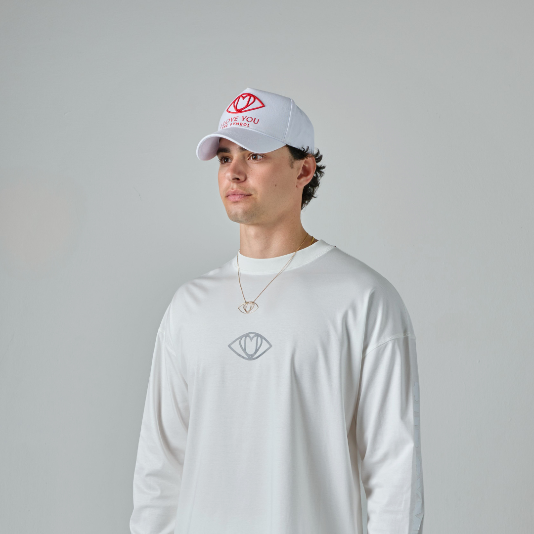 High Panel Cap | White
