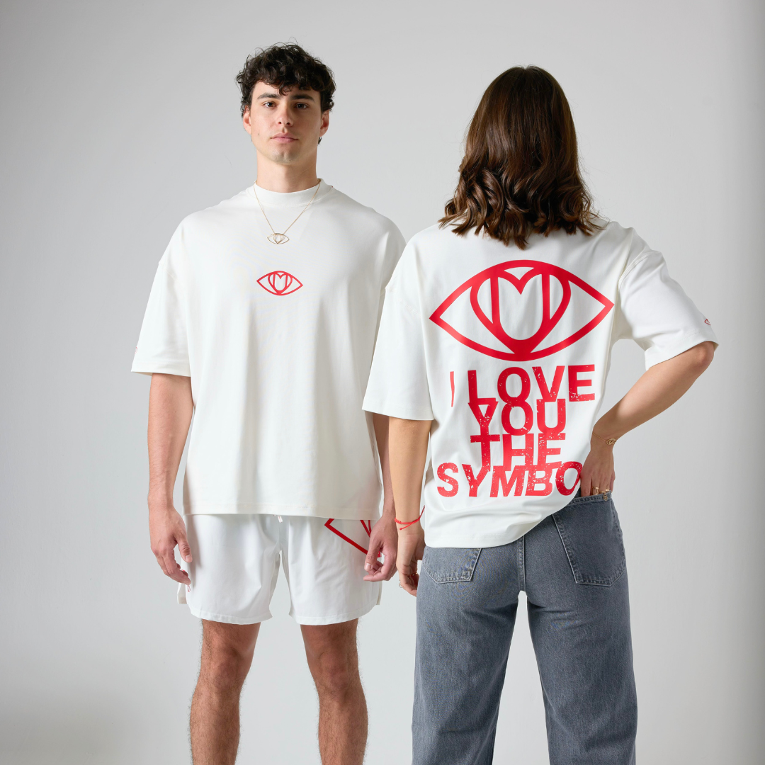 Drop Shoulder Short Sleeve Tee | Off White