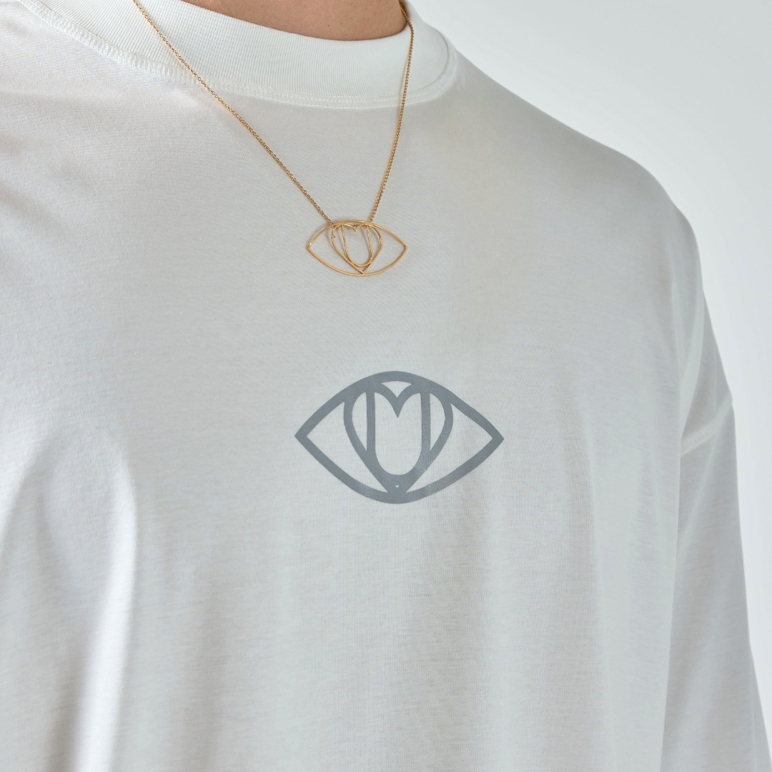 3M Reflective Long Sleeve Tee | White