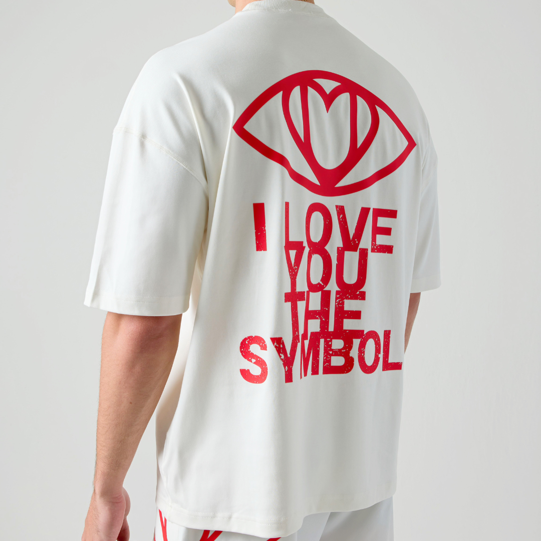 Drop Shoulder Short Sleeve Tee | Off White